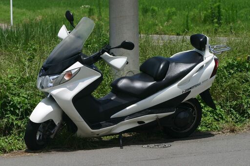 埼玉発645-14573Km】自賠責保険付SUZUKIスカイウェイブ250 CJ43Aパールグラスホワイト