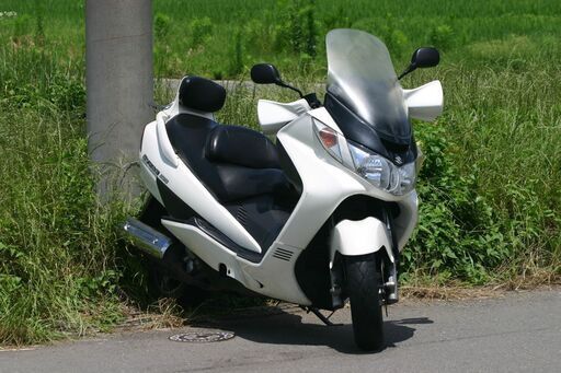 埼玉発645-14573Km】自賠責保険付SUZUKIスカイウェイブ250 CJ43Aパール