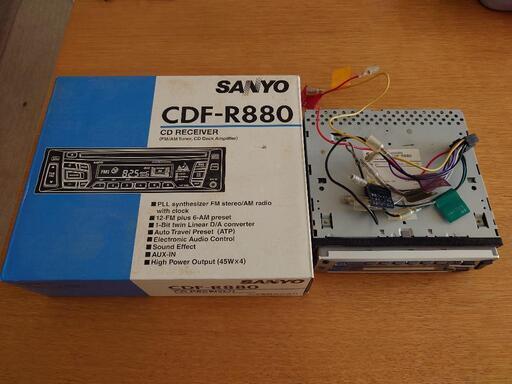 CD レシーバー RECEIVER SANYO CDF-880 動作確認済み
