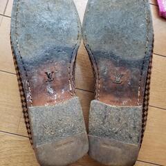 ルイヴィトン　ダミエハラコローファーの画像