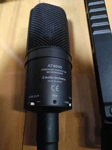 オーディオテクニカ　at4040 コンデンサーマイク　ミキサーag03　セット