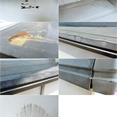 【　直接引取り限定　】TAKUBO　物置　高さ111×幅185×奥行81㎝　収納庫　2枚扉　倉庫　棚付き　タクボ物置の画像