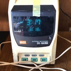 メーカー品　タイムレコーダー　中古品の画像