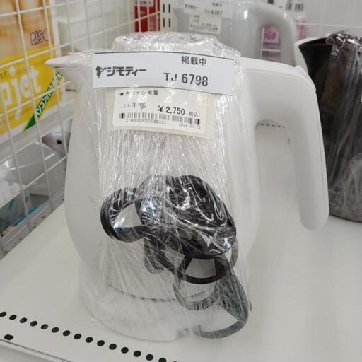 ZOJIRUSHI 電気ケトル 22年製 1L TJ6798