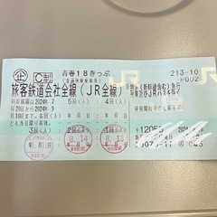 青春18切符 1回分