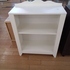 ★ジモティ割あり★  本棚 ホワイト H87×D30×W70 ク...