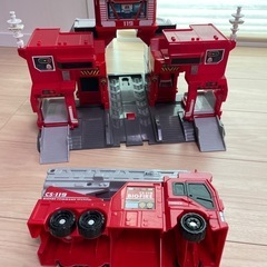 トミカ ビッグファイヤー & コマンドステーションの画像