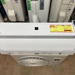 K05569　中古エアコン シャープ 2020年製 主に6畳用 冷房能力 2.2KW / 暖房能力 2.5KW