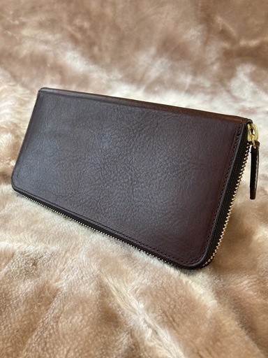 格安希少CRAFSTOクラフスト　ファスナー付き長財布 ラウンドファスナー長財布