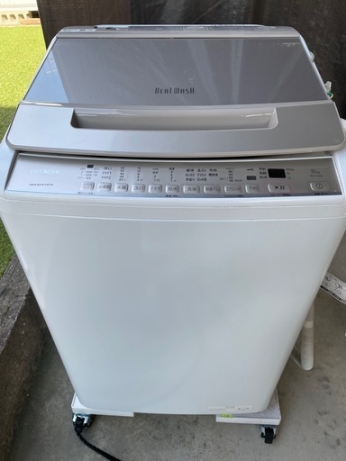日立 BW-V80G N 全自動洗濯機 (洗濯8kg) シャンパン