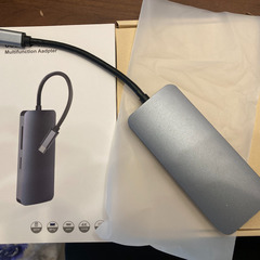 USB Type-C ハブ 7in1 _HDMI 4K PD急速充電 USB3.0ポート USB-C 変換アダプタ タイプC SDカードリーダー MacBook Air iPad Pro ChromeBook Surface Android Nintendo Switchの画像
