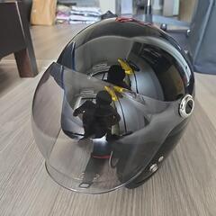 【美品】ヘルメット M ブラック ジェット バイク SGマーク有