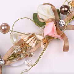 ヘッドドレス ヘアアクセサリー 花冠 結婚式 子供 女の子 衣装 パーティーの画像