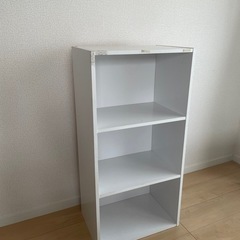 3段ボックス 白