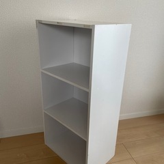 3段ボックス 白の画像