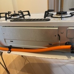 リンナイ ガスコンロ LPガス  [2口 / グリル付き/56cm /プロパンガス / 2015年製]の画像