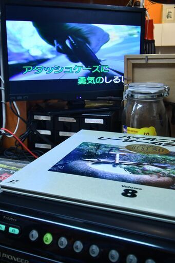●レーザーカラオケセット(^^♪●マイク　ソフト付き●パイオニア　CLD-K8V　LD/CDプレイヤー●レーザーディスク●カラオケLDソフト