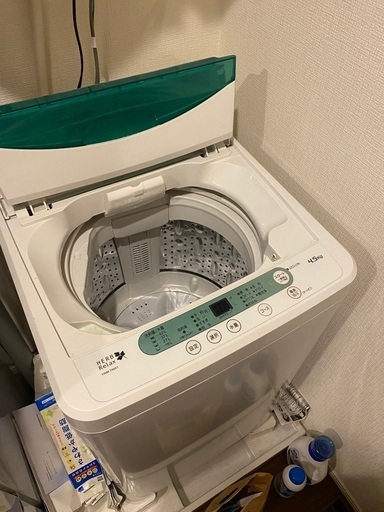綺麗な洗濯機（縦置き）