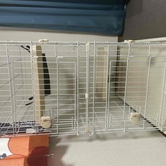 ２段キャットケージ　ペットケージ　の画像