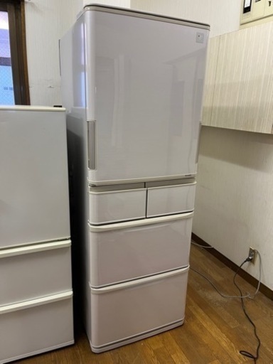 激安5ドア!! SHARP 384L どっちもドア SJ-PW38Y-C 2014年 家電 キッチン家電 冷蔵庫