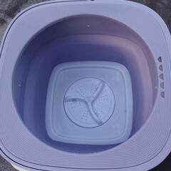 【値下げ】折りたたみコンパクトミニ洗濯機の画像