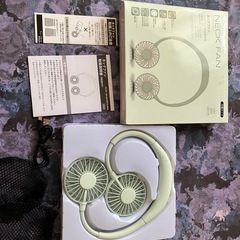 ネックファン　扇風機　イルミネーション