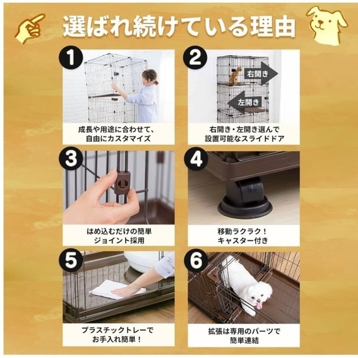 コンビネーションサークル アイリスオーヤマ ケージ ゲージ