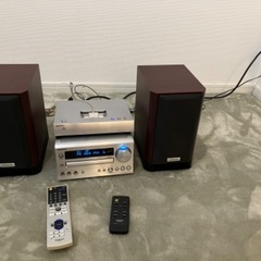 ONKYOチューナーアンプ(CR-D2)、スピーカー(D-D2E...