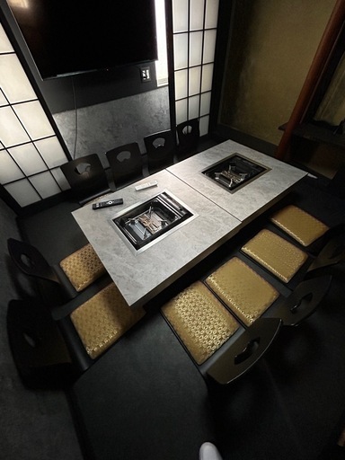 コンロ付きデスク2、チェア10個セット