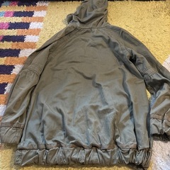 中古  ZARA  フードジャッケット カーキ  Mサイズの画像