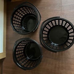かご 　ブラック 3個