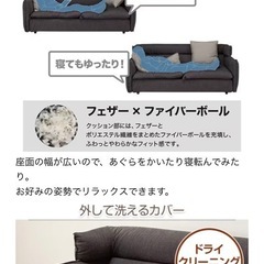 【ニトリ】ソフティーナ(2人掛けソファ)の画像