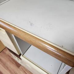 ヨドコウ 米びつ付きレンジ台 の画像