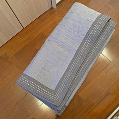 夏敷きにも使えるホットカーペットカバー
