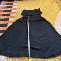 中古  グレー  ポンチョ風  セーターの画像