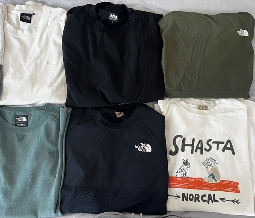 メンズ12着/North Face/ロンハーマン/HELLY HANSEN/TES/NIKE