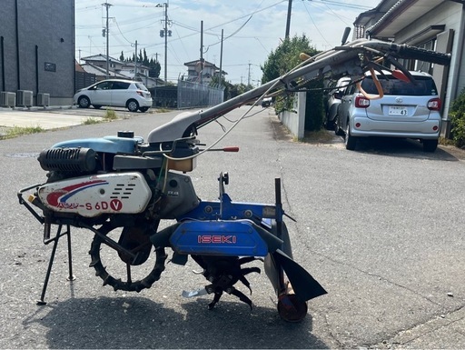 大幅最終値下げ★農用トラクター★ イセキ　S6D KMS6D パンジーエンジンFE170D 2輪 揚土 一輪管理機　耕運機　6.2馬力　畝立て