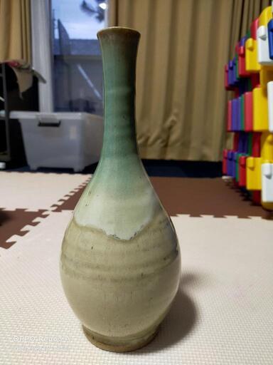 相馬焼 京月窯の花器(天平の甍)