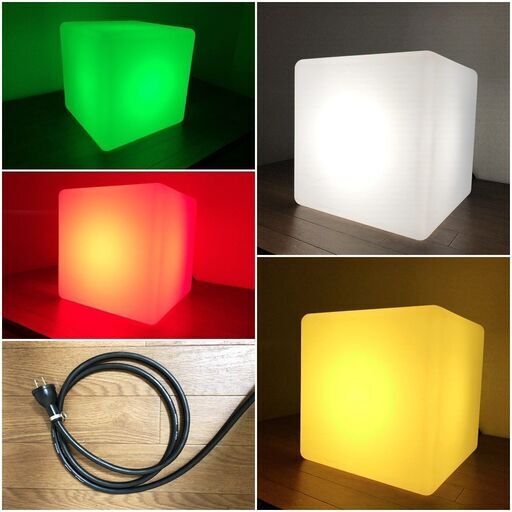 LEDキューブチェア 防水・装飾・電飾椅子Curacion フラッシュキューブ