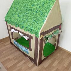 【決まりました!!】キッズテント　テント　おままごと　ごっこ遊び　おままごとテント　簡単設置の画像