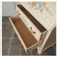 希少品　ジャスパー　キャビネット　棚付　ライティングビューロー　ロココ調の画像
