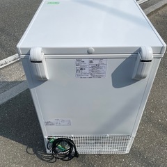 ■A-1 中古品 ナフコ エスケイジャパン 冷凍ストッカー NF-AF95DU 95L 2023年 幅554x奥592ｘ高832㎜ 動作問題なし■の画像