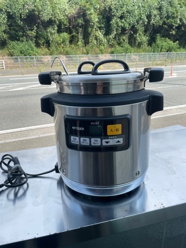 ■中古品 タイガーマイコンスープジャー JHI-N050 5L 2021年 お玉付き 動作問題なし■