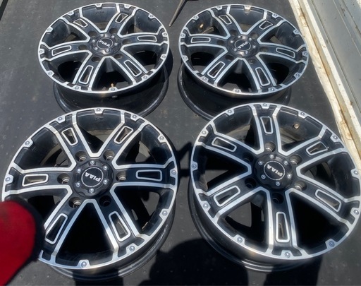 PIAA　アルミホイール 4本セット　6.0J-15  6穴　オフセット　45 キャラバン　ハイエース　など