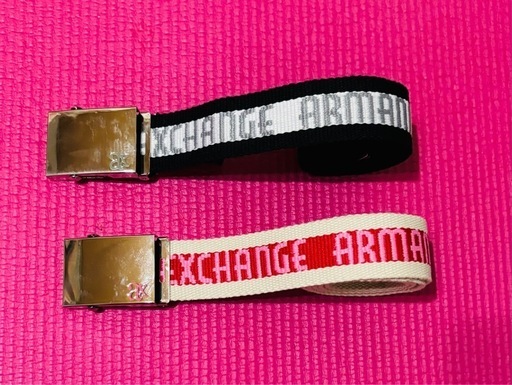 アルマーニエクスチェンジ　ベルト　ハワイ購入