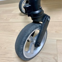 ベビーカー + 純正レインカバー　B型 Pigeon ビングルBB0 グレー の画像