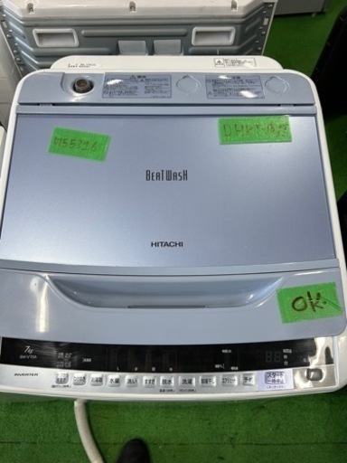 早い者勝ち大セール‼️‼️＋ご来店時、ガン×2お値引き‼️HITACHI(日立) 2016年製 7.0kg 洗濯機?