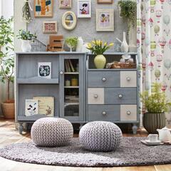 フレンチシャビー風チェスト　2点セット