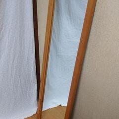 無料　姿見　壁掛けミラー　鏡　スタンド