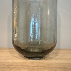 ハウスドクター　気泡入りガラスのフラワーベース　高さ32cmの画像